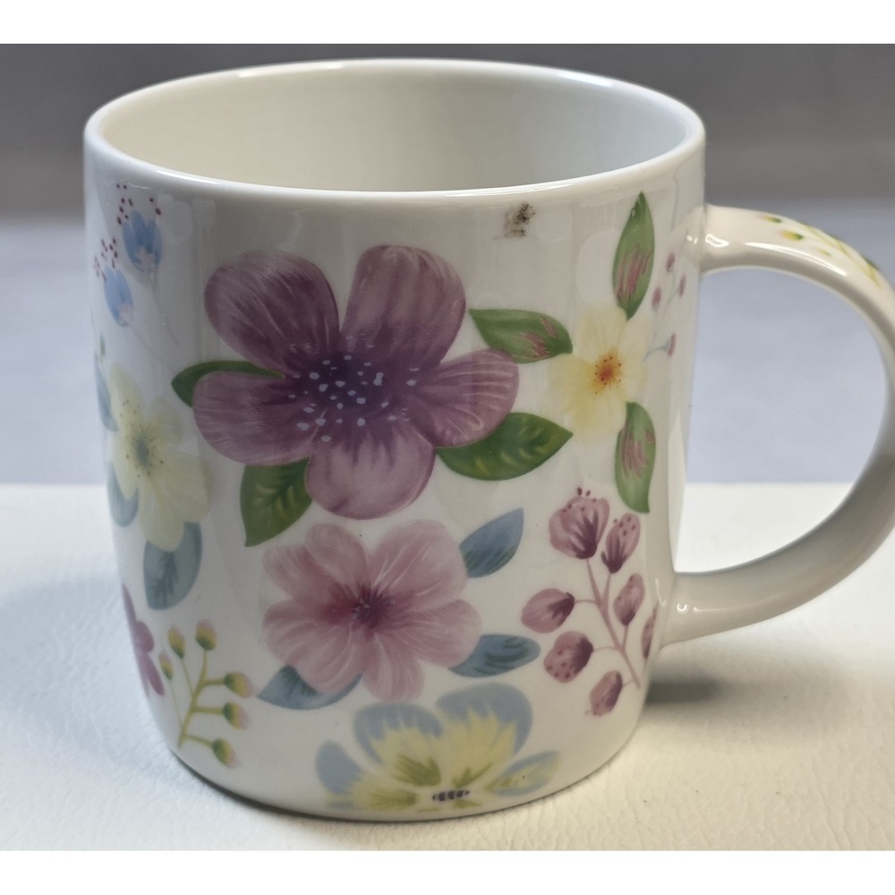 Burton + Burton assorted flowers mug floral, Cottagecore